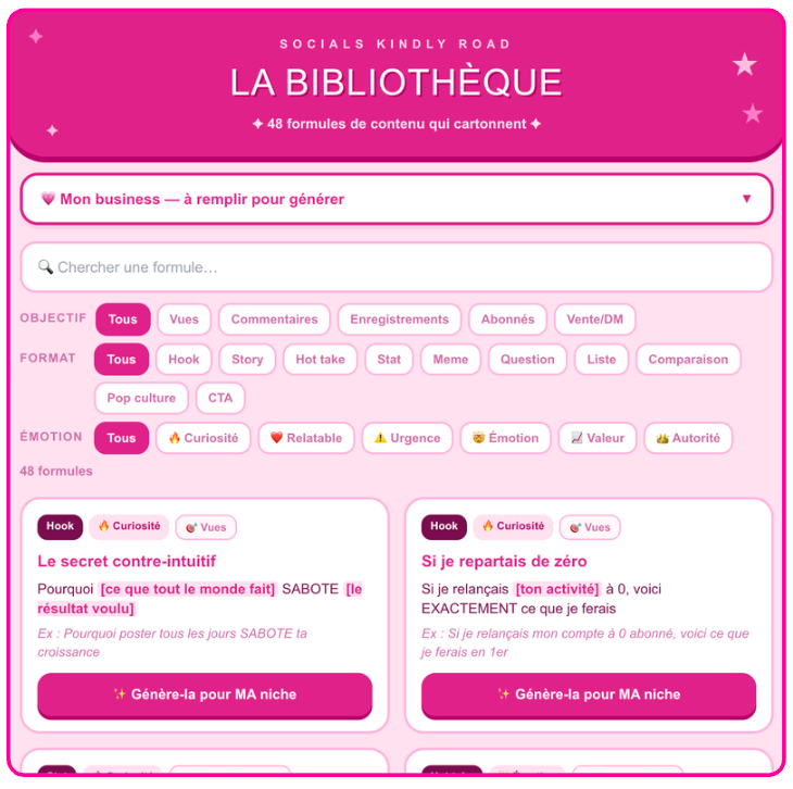 KINDLY KIT : Mes 7 meilleurs Outils Claude Business & Insta