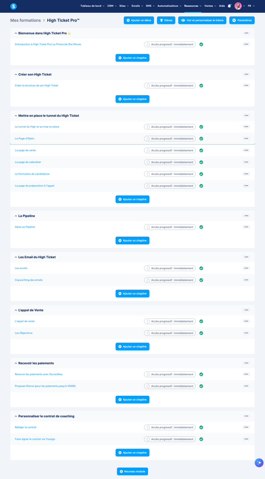 HIGH TICKET PRO : toute ma méthode pour créer et vendre son accompagnement premium à +2000€