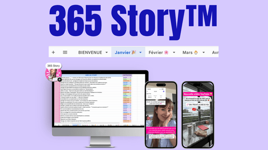 365 Stories : 365 idées de stories à poster sur insta + 140 screens de mes propres story à copier !