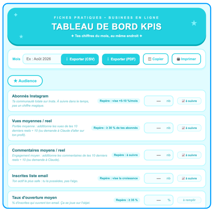 KINDLY KIT : Mes 7 meilleurs Outils Claude Business & Insta