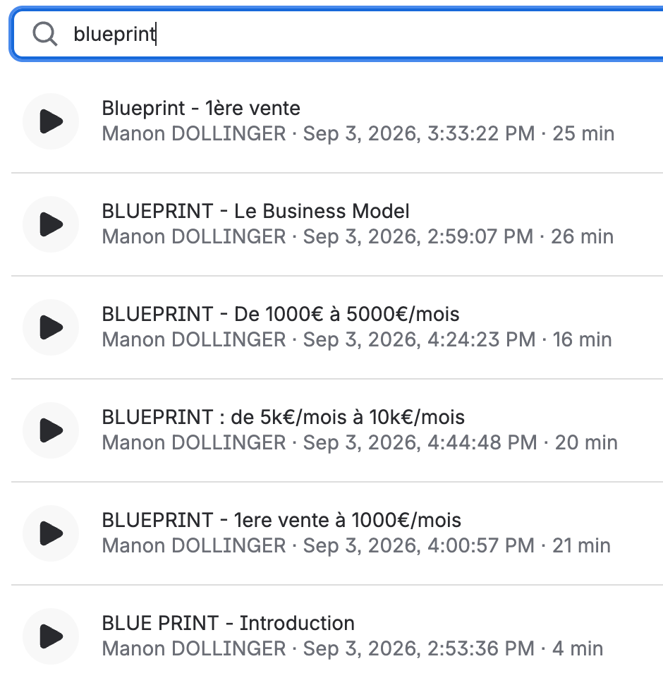 BLUEPRINT : Le Plan étape par étape pour passer à ton prochain level business : de la 1ère vente à 10k€/mois