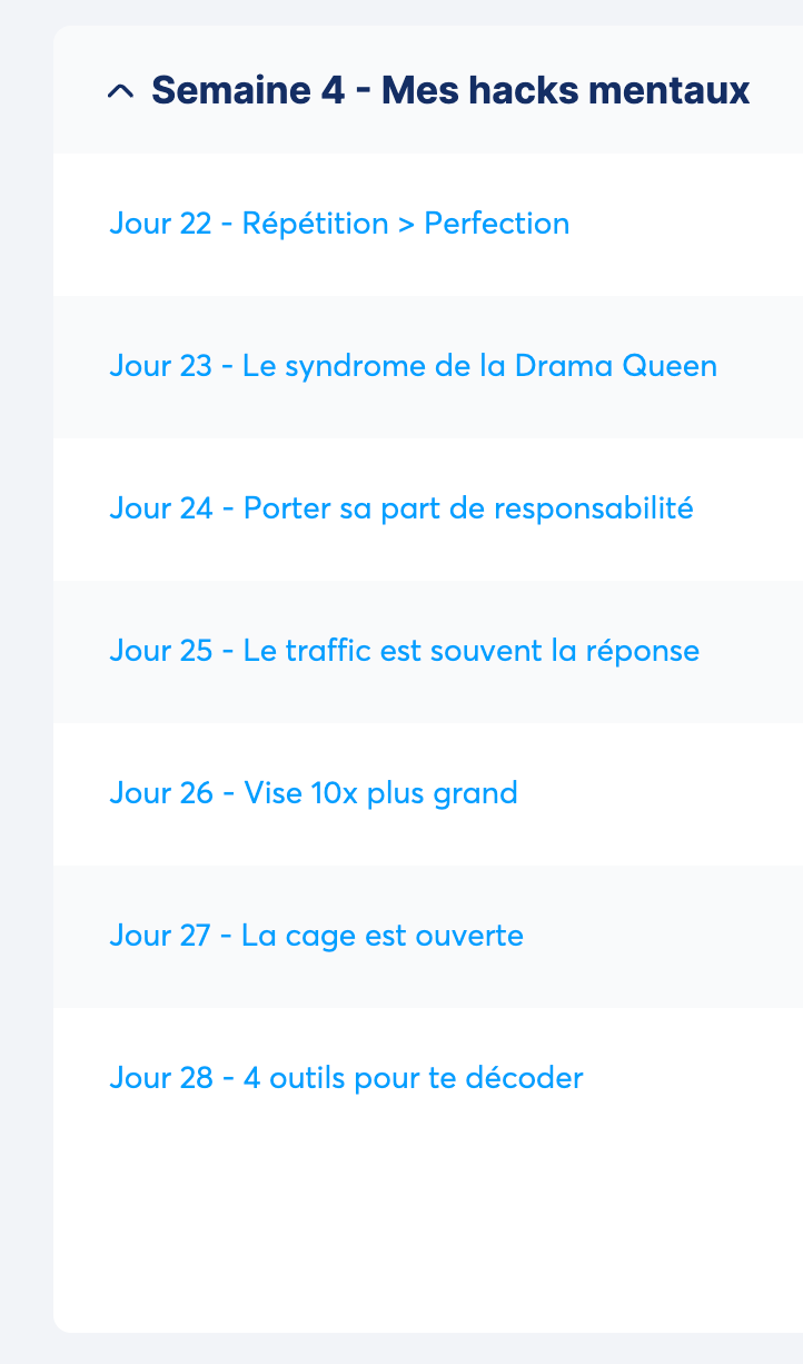 DAILY BOOST™ : 30 JOURS D'ACTIVATION MINDSET & BOTTAGE DE 🍑 ✨