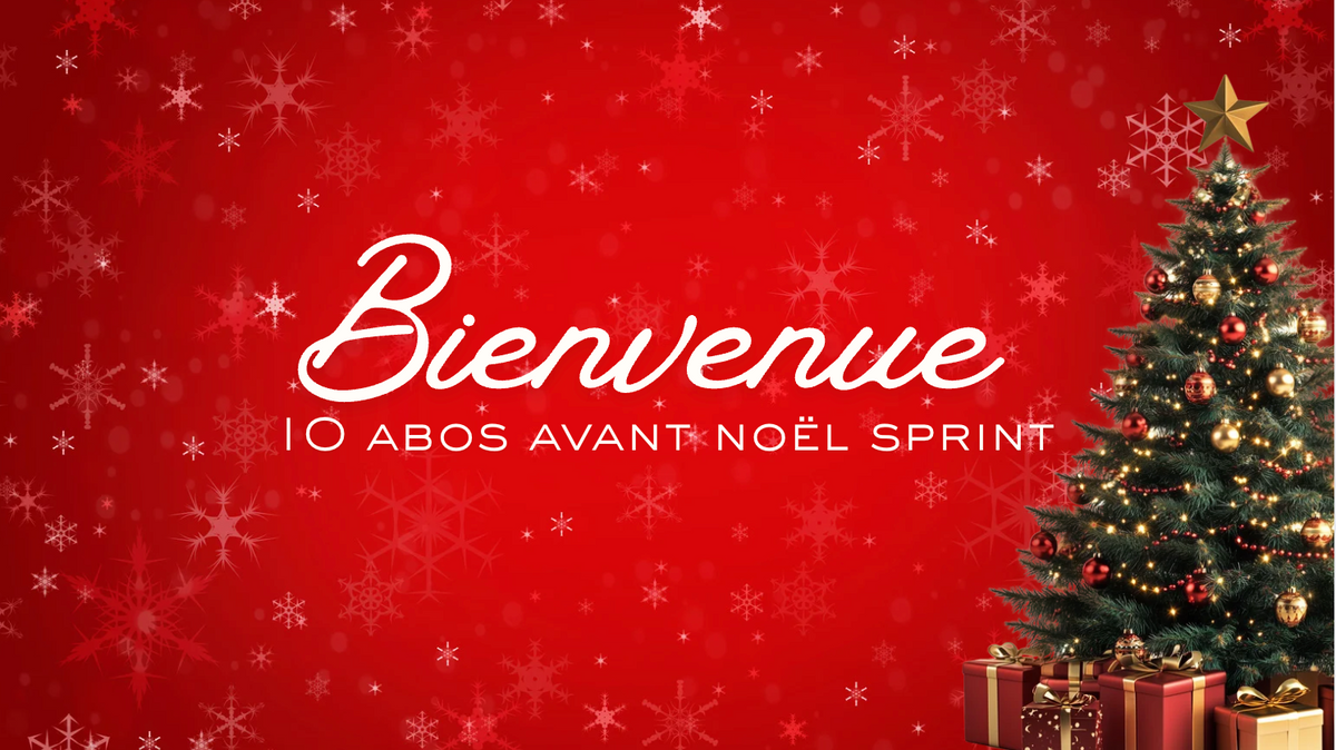 [PRÉ-VENTE] 10k abonnés avant Noël SPRINT™