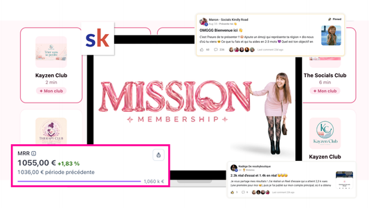 MISSION MEMBERSHIP : 500€ et 1 000€/mois pour ton business grâce à un Skool payant
